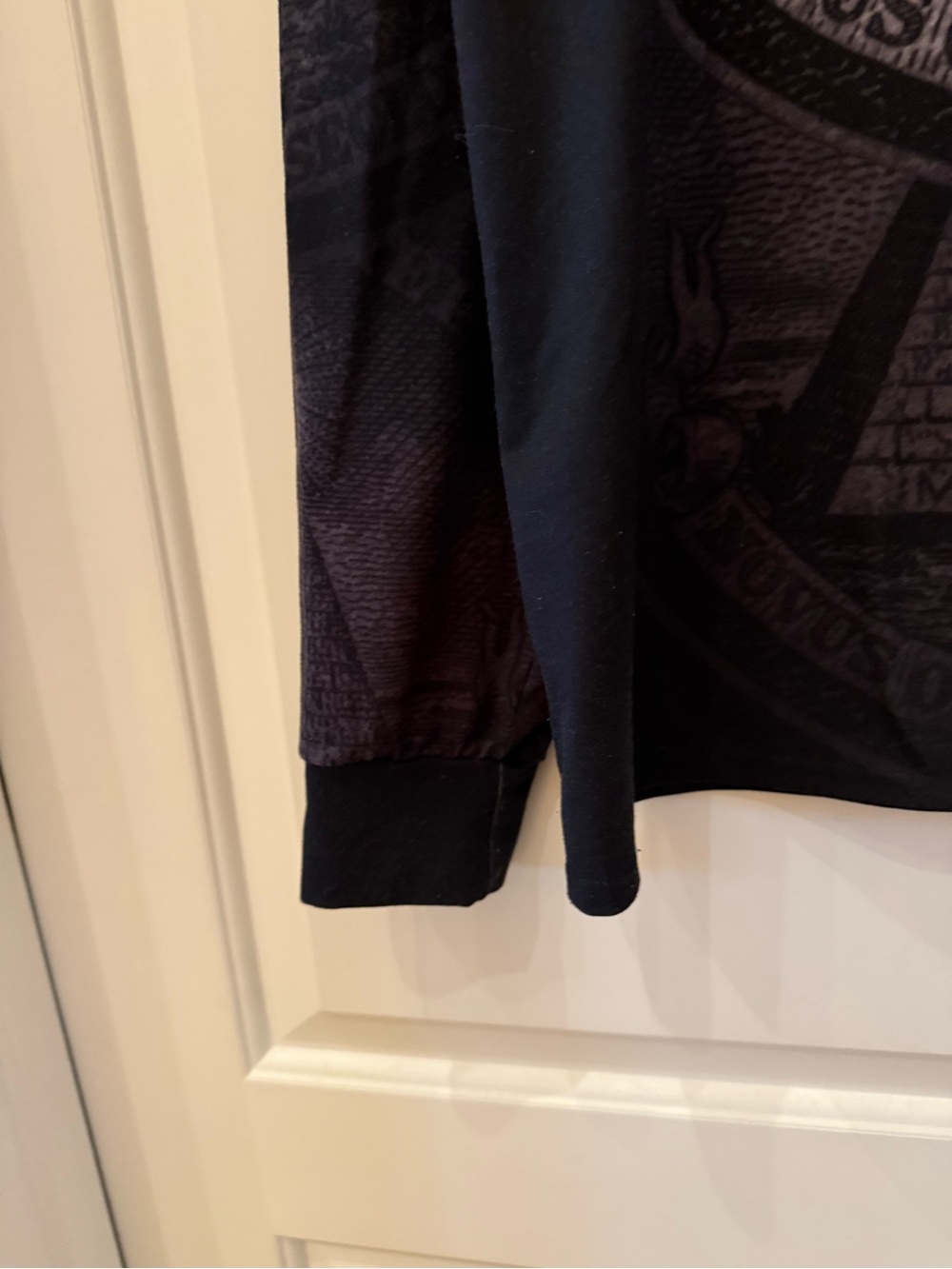 Blackmilk Black Long-Sleeve Pyramid Eye Graphic Tee - Picture 3 of 6